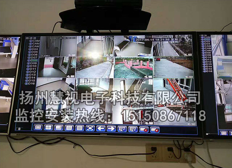 扬州工厂,企业单位高清视频监控工程案例
